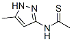161153-68-0,Ethanethioamide,  N-(5-methyl-1H-pyrazol-3-yl)-