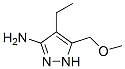 161487-38-3,1H-Pyrazol-3-amine,  4-ethyl-5-(methoxymethyl)-