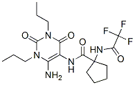 161918-62-3,Cyclopentanecarboxamide,  N-(6-amino-1,2,3,4-tetrahydro-2,4-dioxo-1,3-dipropyl-5-pyrimidinyl)-1-[(trifluoroacetyl)amino]-  (9CI)