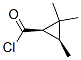 162224-57-9,Cyclopropanecarbonyl chloride, 2,2,3-trimethyl-, cis- (9CI)