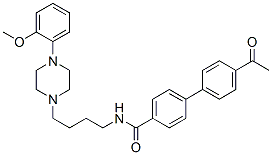 162408-66-4,4'-ACETYL-N-[4-[4-(2-METHOXYPHENYL)-1-PIPERAZINYL]BUTYL]-[1,1'-BIPHENYL]-4-CARBOXAMIDE