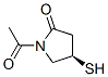 162753-54-0,2-Pyrrolidinone, 1-acetyl-4-mercapto-, (R)- (9CI)