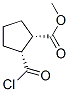162776-57-0,Cyclopentanecarboxylic acid, 2-(chlorocarbonyl)-, methyl ester, (1S-cis)- (9CI)