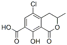 16281-39-3,5-CHLORO-3,4-DIHYDRO-8-HYDROXY-3-METHYL-1H-2-BENZOPYRAN-1-ONE-7-CARBOXYLIC ACID
