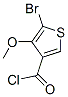 162848-22-8,5-BROMO-4-METHOXYTHIOPHENE-3-CARBONYL CHLORIDE