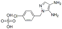 163183-00-4,4,5-DIAMINO-1-((4-CHLOROPHENYL)METHYL)-1H-PYRAZOLE-SULFATE