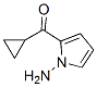 163350-69-4,Methanone, (1-amino-1H-pyrrol-2-yl)cyclopropyl- (9CI)