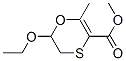 163852-89-9,1,4-Oxathiin-3-carboxylicacid,6-ethoxy-5,6-dihydro-2-methyl-,methylester(9CI)