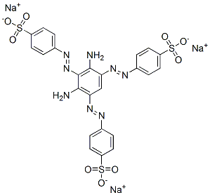16386-22-4,trisodium 4,4',4''-[(2,4-diaminobenzene-1,3,5-triyl)tris(azo)]tris[benzenesulphonate]