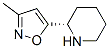164351-68-2,Piperidine, 2-(3-methyl-5-isoxazolyl)-, (S)- (9CI)