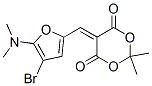 164399-41-1,1,3-Dioxane-4,6-dione,  5-[[4-bromo-5-(dimethylamino)-2-furanyl]methylene]-2,2-dimethyl-