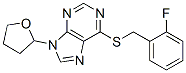 1648-22-2,6-[(2-fluorophenyl)methylsulfanyl]-9-(oxolan-2-yl)purine