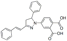 165051-67-2,4-[5-PHENYL-3-(2-PHENYLVINYL)-4,5-DIHYDRO-1H-PYRAZOL-1-YL]PHTHALIC ACID