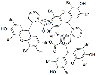 16508-80-8,2-(2,4,5,7-tetrabromo-3,6-dihydroxyxanthen-9-yl)benzoic acid, aluminium salt