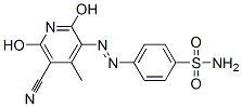 16539-99-4,p-[(5-cyano-2,6-dihydroxy-4-methyl-3-pyridyl)azo]benzenesulphonamide