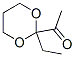 165544-14-9,Ethanone, 1-(2-ethyl-1,3-dioxan-2-yl)- (9CI)