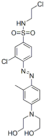 16558-32-0,4-[[4-[bis(2-hydroxyethyl)amino]-o-tolyl]azo]-3-chloro-N-(2-chloroethyl)benzenesulphonamide