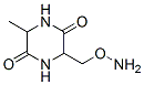 16562-04-2,2,5-Piperazinedione,3-[(aminooxy)methyl]-6-methyl-,stereoisomer(8CI)