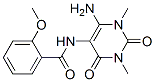 166115-65-7,Benzamide,  N-(6-amino-1,2,3,4-tetrahydro-1,3-dimethyl-2,4-dioxo-5-pyrimidinyl)-2-methoxy-
