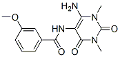 166115-68-0,Benzamide,  N-(6-amino-1,2,3,4-tetrahydro-1,3-dimethyl-2,4-dioxo-5-pyrimidinyl)-3-methoxy-