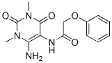 166115-79-3,Acetamide,  N-(6-amino-1,2,3,4-tetrahydro-1,3-dimethyl-2,4-dioxo-5-pyrimidinyl)-2-phenoxy-