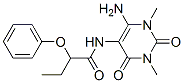 166115-84-0,Butanamide,  N-(6-amino-1,2,3,4-tetrahydro-1,3-dimethyl-2,4-dioxo-5-pyrimidinyl)-2-phenoxy-