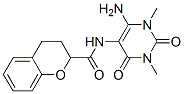166115-85-1,2H-1-Benzopyran-2-carboxamide,  N-(6-amino-1,2,3,4-tetrahydro-1,3-dimethyl-2,4-dioxo-5-pyrimidinyl)-3,4-dihydro-