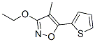 166180-41-2,Isoxazole, 3-ethoxy-4-methyl-5-(2-thienyl)- (9CI)