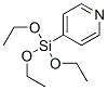 166262-04-0,Pyridine, 4-(triethoxysilyl)- (9CI)