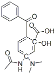 166442-36-0,4Acetamido-2carboxy-4-dimethylamino-2-hydroxybenzophenone