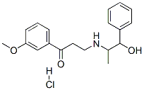 16648-69-4,3-[(2-hydroxy-1-methyl-2-phenylethyl)amino]-3'-methoxypropiophenone hydrochloride