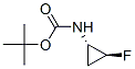 167073-09-8,Carbamic acid, (2-fluorocyclopropyl)-, 1,1-dimethylethyl ester, (1S-trans)- (9CI)