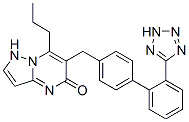 167375-22-6,2-propyl-3-[[4-[2-(2H-tetrazol-5-yl)phenyl]phenyl]methyl]-1,5,9-triaza bicyclo[4.3.0]nona-2,5,7-trien-4-one