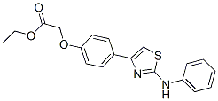 168127-30-8,ethyl 2-[4-(2-anilino-1,3-thiazol-4-yl)phenoxy]acetate
