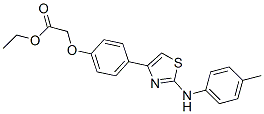 168127-32-0,ethyl 2-[4-[2-[(4-methylphenyl)amino]-1,3-thiazol-4-yl]phenoxy]acetate