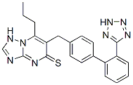 168152-67-8,2-propyl-3-[[4-[2-(2H-tetrazol-5-yl)phenyl]phenyl]methyl]-1,5,7,9-tetr azabicyclo[4.3.0]nona-2,5,7-triene-4-thione