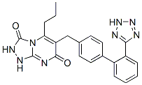 168152-72-5,2-propyl-3-[[4-[2-(2H-tetrazol-5-yl)phenyl]phenyl]methyl]-1,5,7,8-tetr azabicyclo[4.3.0]nona-2,5-diene-4,9-dione