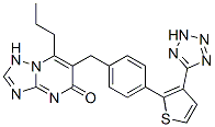 168152-80-5,2-propyl-3-[[4-[3-(2H-tetrazol-5-yl)thiophen-2-yl]phenyl]methyl]-1,5,7 ,9-tetrazabicyclo[4.3.0]nona-2,5,7-trien-4-one