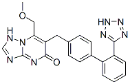 168152-85-0,2-(methoxymethyl)-3-[[4-[2-(2H-tetrazol-5-yl)phenyl]phenyl]methyl]-1,5 ,7,9-tetrazabicyclo[4.3.0]nona-2,5,7-trien-4-one