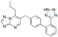 168152-92-9,2-propyl-3-[[4-[2-(2H-tetrazol-5-yl)phenyl]phenyl]methyl]-1,5,7,9-tetr azabicyclo[4.3.0]nona-2,4,6,8-tetraene