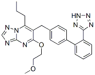 168152-95-2,4-(2-methoxyethoxy)-2-propyl-3-[[4-[2-(2H-tetrazol-5-yl)phenyl]phenyl] methyl]-1,5,7,9-tetrazabicyclo[4.3.0]nona-2,4,6,8-tetraene
