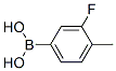 168267-99-0,3-Fluoro-4-methylphenylboronic acid