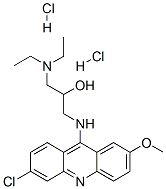1684-42-0,1-[(6-chloro-2-methoxyacridin-9-yl)amino]-3-(diethylamino)propan-2-ol dihydrochloride