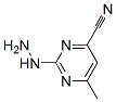 16858-57-4,4-Pyrimidinecarbonitrile, 2-hydrazino-6-methyl- (8CI)