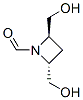 168648-14-4,1-Azetidinecarboxaldehyde, 2,4-bis(hydroxymethyl)-, (2R-trans)- (9CI)