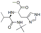169453-39-8,L-Histidine, N-[1-[[(1,1-dimethylethyl)amino]carbonyl]-2-methylpropyl]-, methyl ester, (R)- (9CI)
