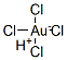 16961-25-4,HYDROGEN TETRACHLOROAURATE(III)