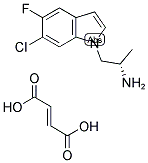 169675-09-6,(AS)-6-CHLORO-5-FLUORO-ALPHA-METHYL-1H-INDOLE-1-ETHANAMINE FUMARATE