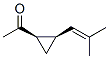 170303-18-1,Ethanone, 1-[2-(2-methyl-1-propenyl)cyclopropyl]-, cis- (9CI)