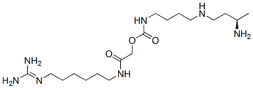 170368-04-4,6-(diaminomethylideneamino)hexylcarbamoylmethyl N-[4-[[(3R)-3-aminobutyl]amino]butyl]carbamate